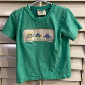 GUC boys smocked fish tee